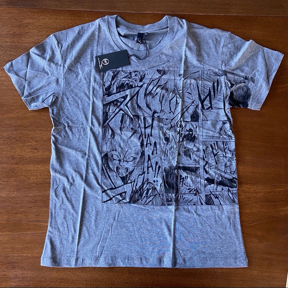 McQ by Alexander McQueen comic strip bunny tee